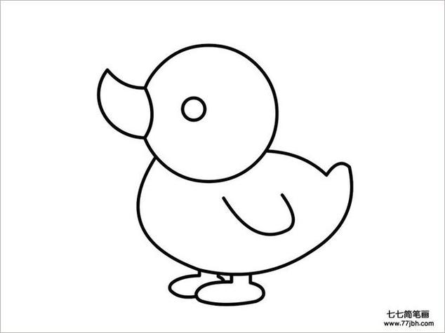 鸭子的画法